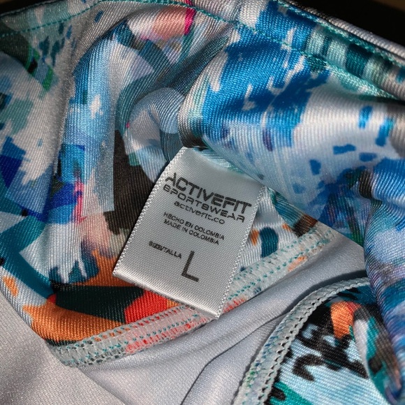 Activefit: Multi-Colored Exercise Leggings - Picture 4 of 5